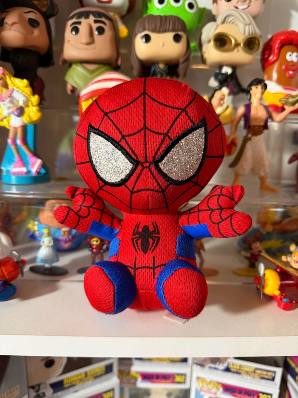 Spider-Man TY Plush Marvel Stuffed Toy Red Blue Superhero Soft Doll